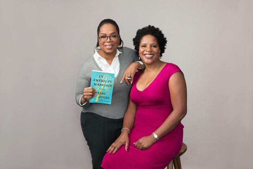 Oprah Winfrey with Tayari Jones, author of An American Marriage