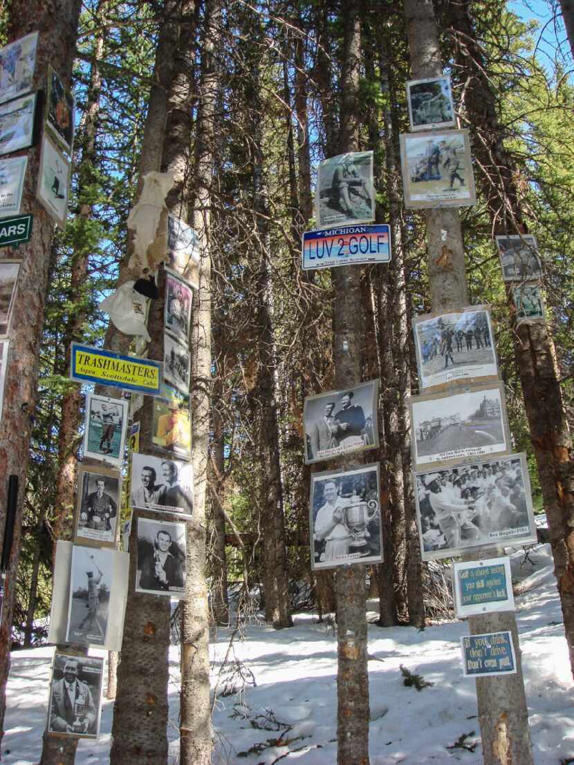 Golf shrine, Aspen Snowmass Ski Area, Snowmass Village, Colorado. 