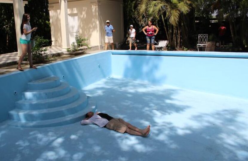 
I took a moment to recline in the (empty) swimming pool at Ernest Hemingway’s estate near...