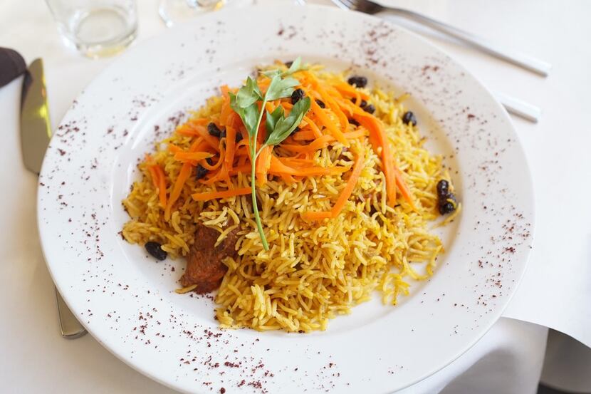 Nora Restaurant and Bar serves traditional Afghani cuisine, including Qabili Palao, a...