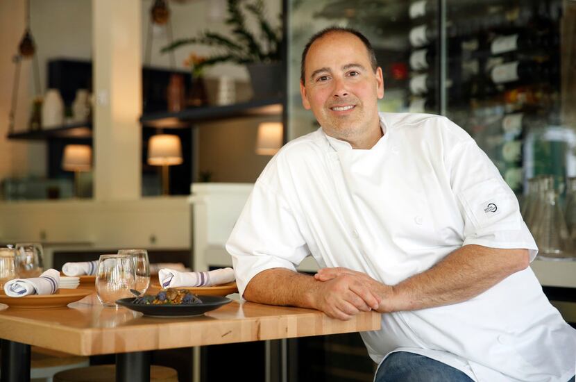 Sachet co-owner and chef Stephen Rogers poses for a portrait in his Oak Lawn Avenue restaurant 