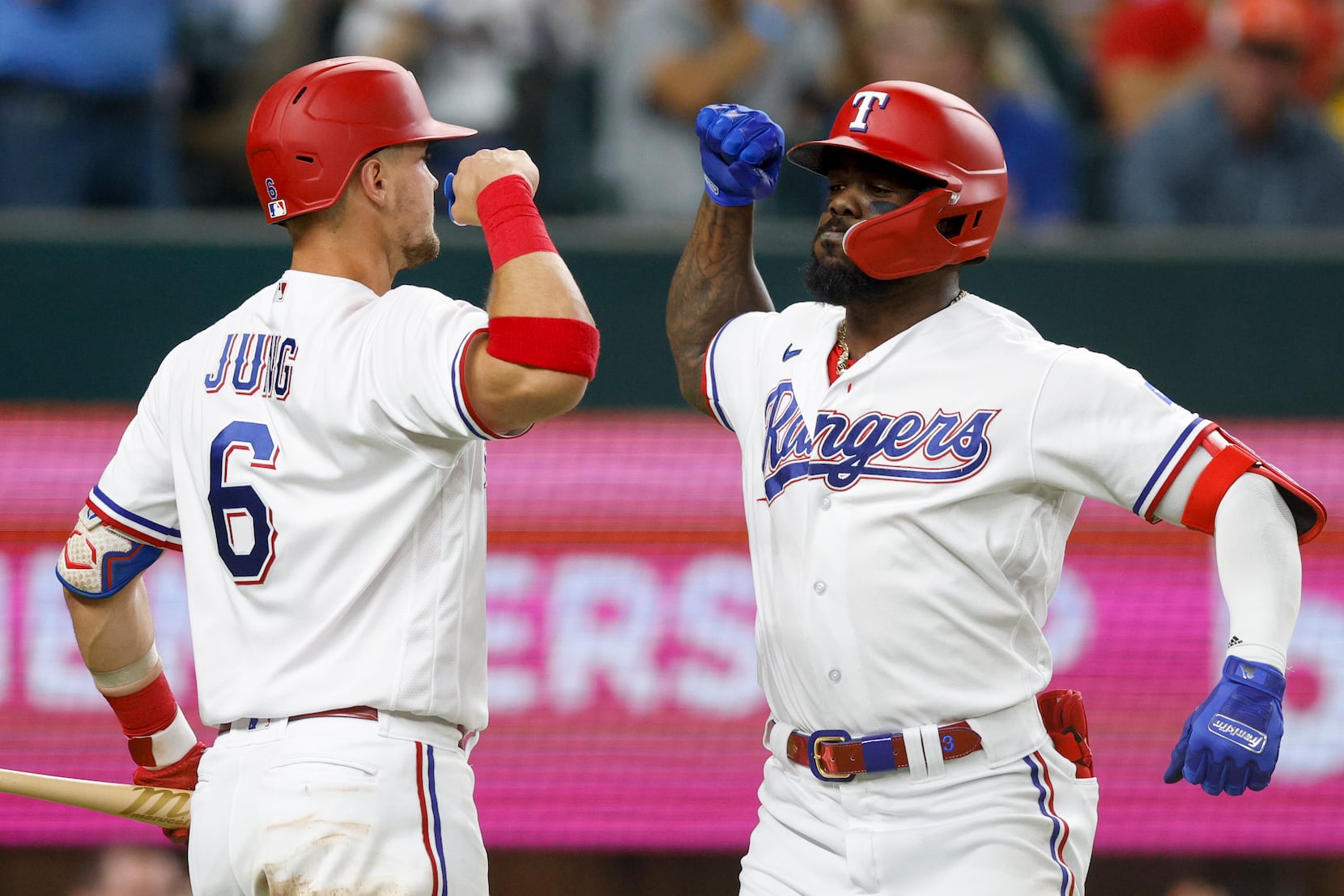 Rangers win is a step closer to all-Texas ALCS; dissecting Michael Harris  II's catch - The Athletic