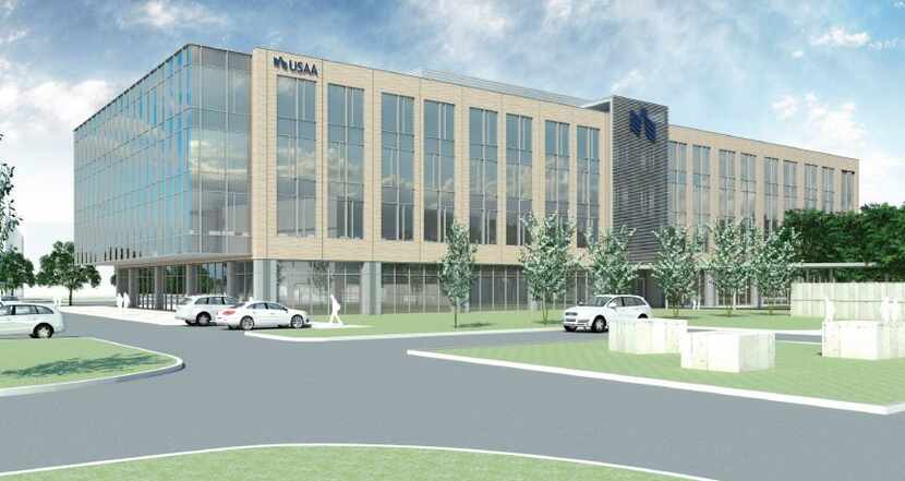 USAA just opened a four-story building in the Plano campus on Legacy Drive.