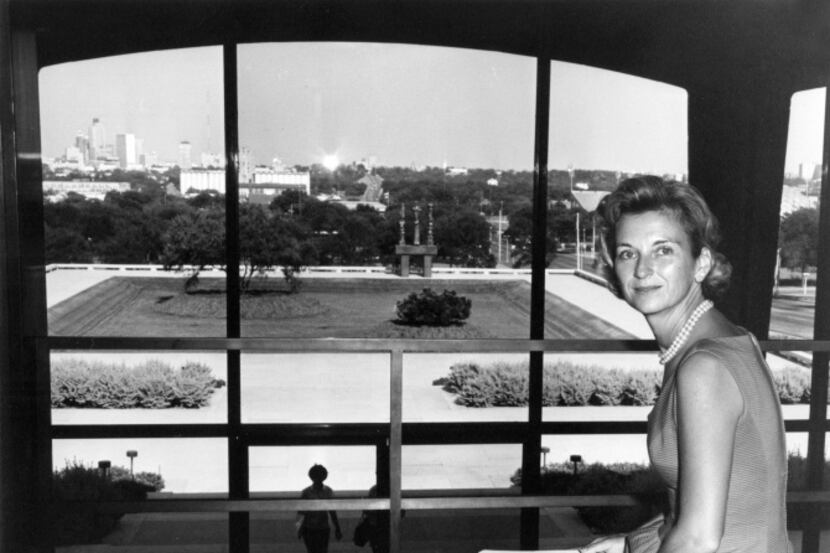 Ruth Carter Stevenson ca. 1961 at the Amon Carter Museum.
