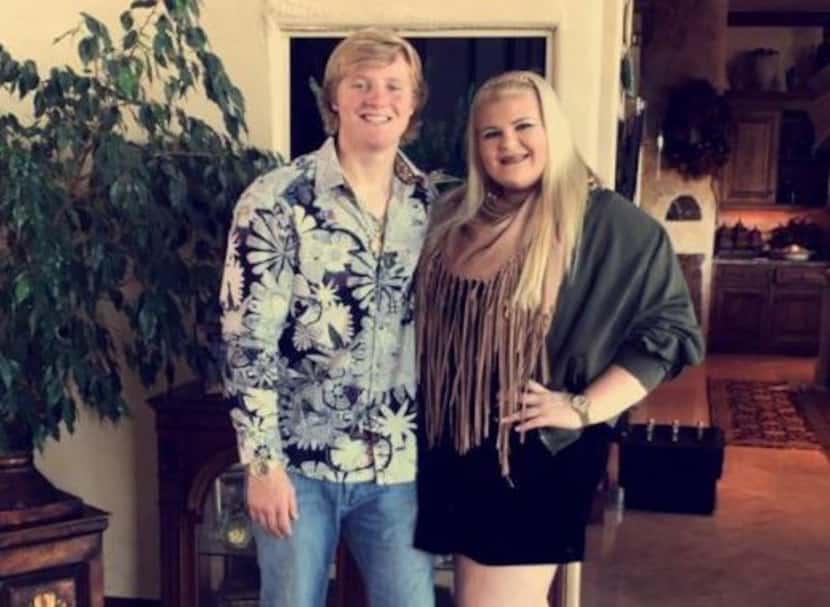 Bailee Adkins posted this photo of her and her brother Brett Adkins on Twitter after his death.