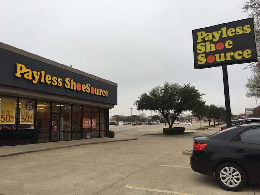 Payless Shoe Source store at 700 W 15th Street in Plano.