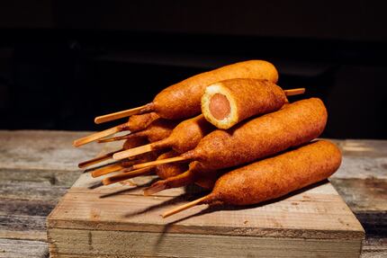 CornDog with No Name is a fried-food restaurant from Jace Christensen and her mom, Vickie...