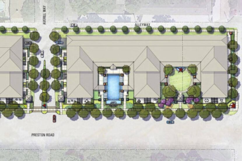 Developers want to build a luxury residential community along Preston Road with two...