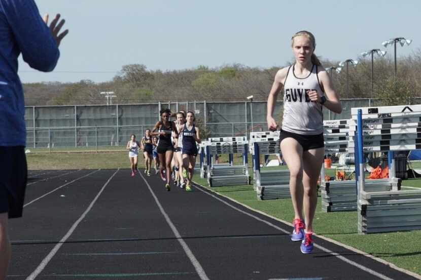 Denton Guyer's Brynn Brown won the Class 6A state title in the 3,200 last year and ran the...