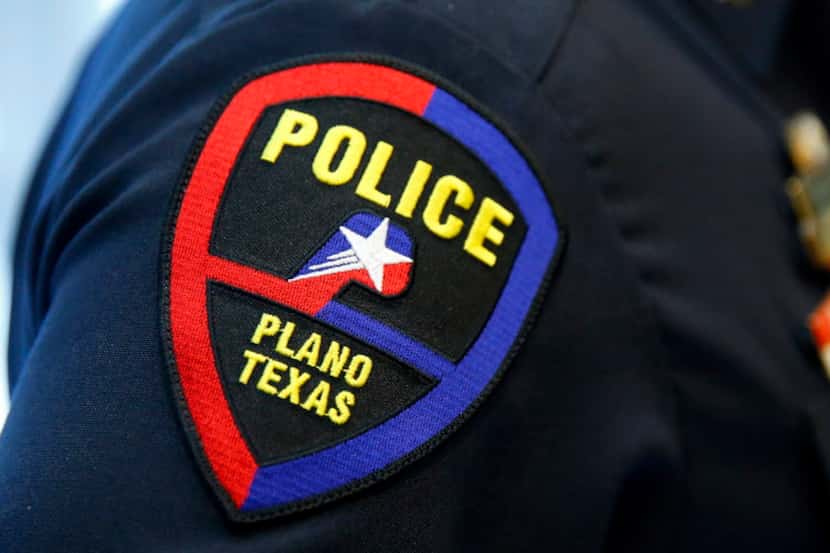A file photo of a Plano police officer badge.