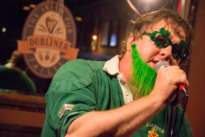The Mumbles are a Dubliner St Patty's day tradition and drew a big crowd on Mar 17, in...