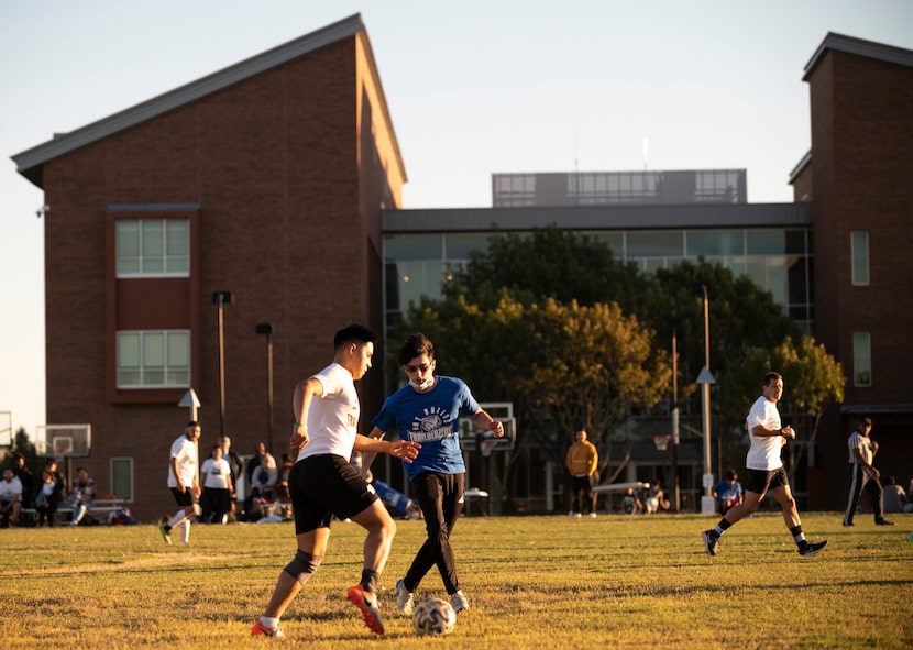 UNT-Dallas students, staff and faculty members competed Friday afternoon on the southern...