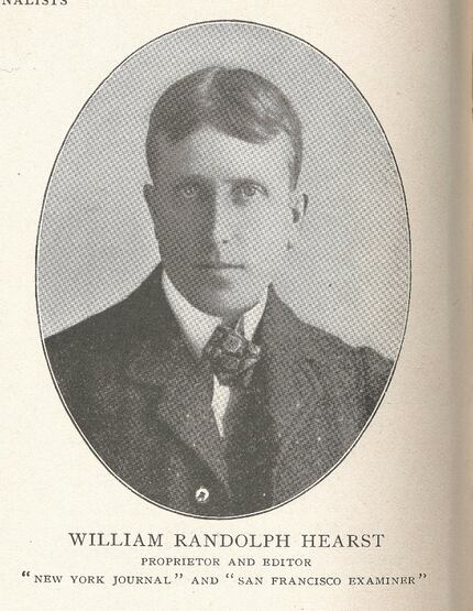 William Randolph Hearst, in an 1899 image. 