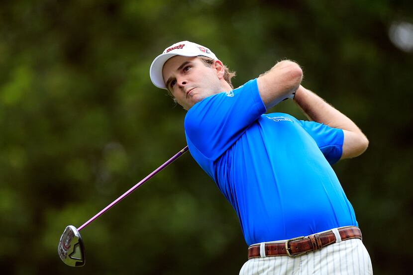 PALM HARBOR, FL - MARCH 17:  Kevin Streelman plays a shot on the 9th hole during the final...