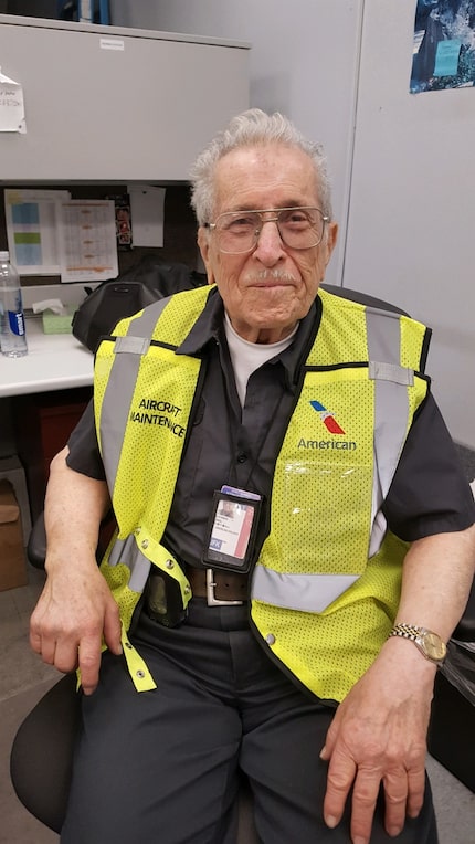 American Airlines mechanic Azriel "Al" Blackman