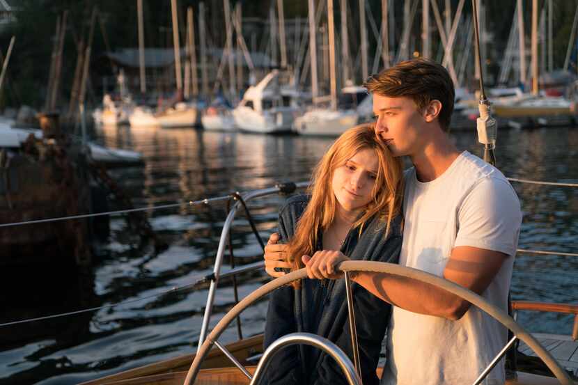 Bella Thorne and Patrick Schwarzenegger star in "Midnight Sun," which will come to theaters...