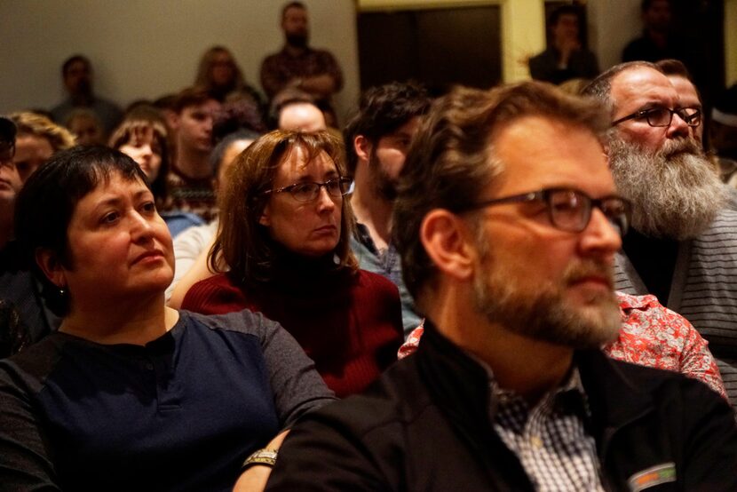 More than 100 people came out to Arts Mission Oak Cliff on Dec. 11 to discuss sexual...