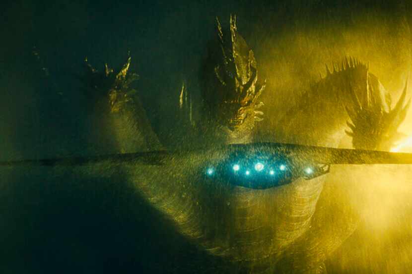 This image released by Warner Bros. Pictures shows a scene from “Godzilla: King of the...