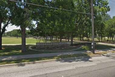 The woman was walking with her three young children in Cottonwood Park on Monday evening.