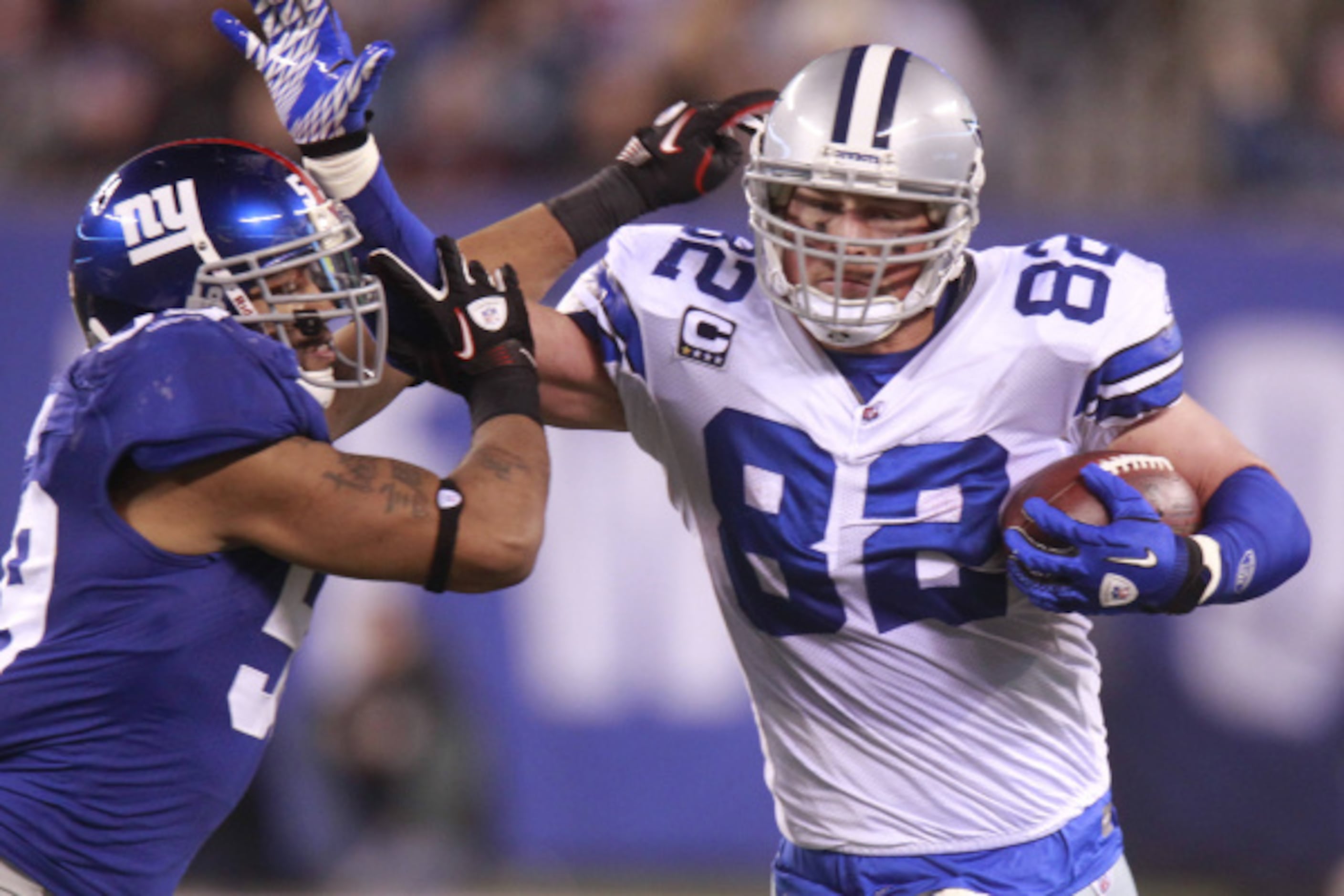 16 September 2012: New York Giants linebacker Michael Boley (59