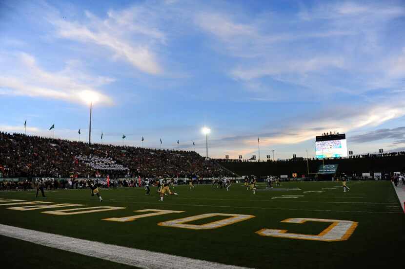 Oct 18, 2014; Fort Collins, CO, USA; General view of Hughes Stadium in the second quarter...