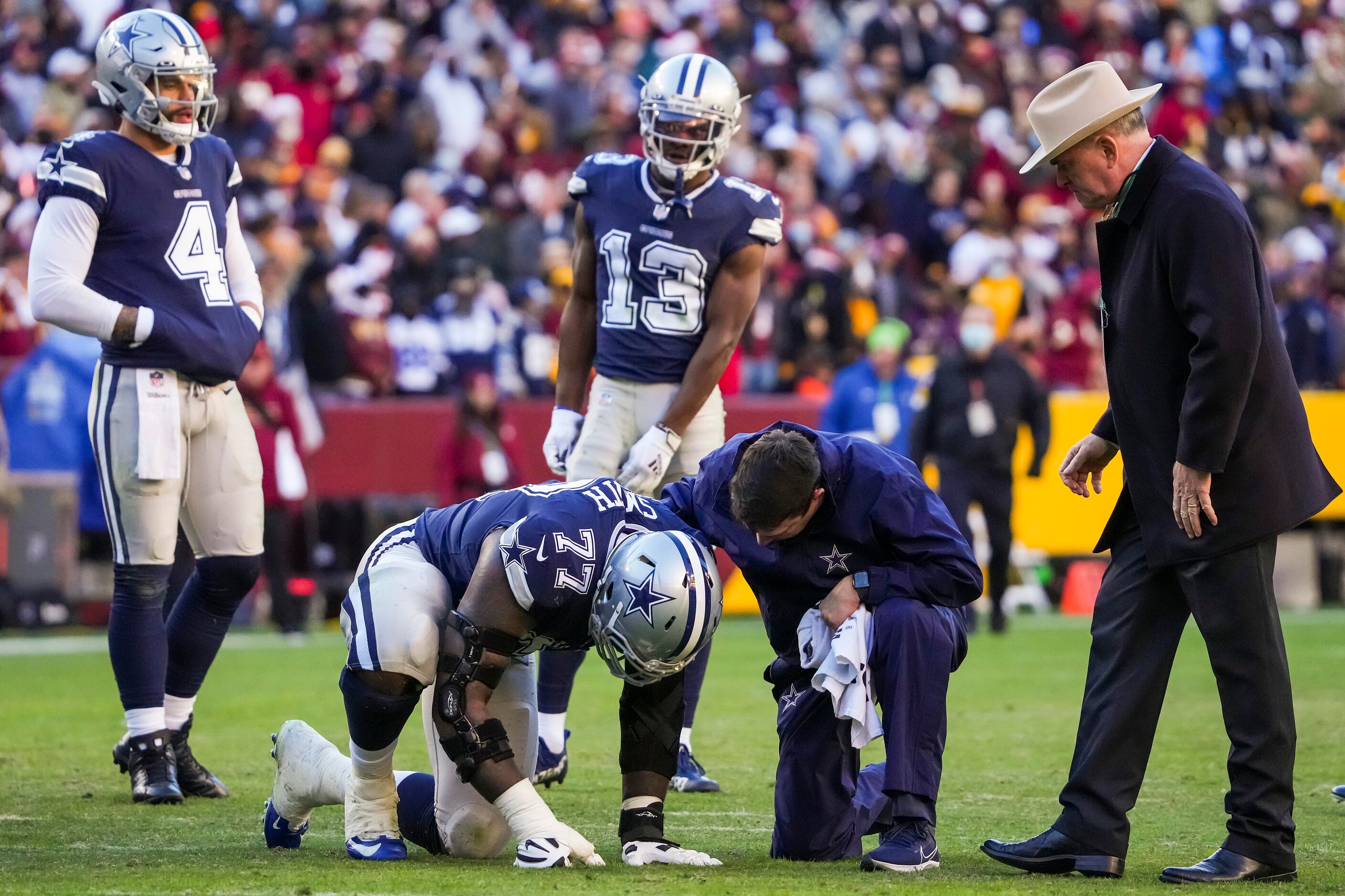 Cowboys escape with a victory over Washington Football Team — see photos