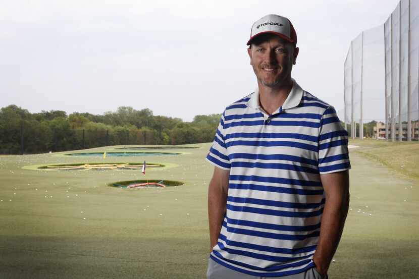 Thomas Dundon poses for a photograph at Topgolf in Dallas on Aug. 29, 2015.