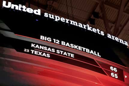 The United Supermarkets Arena crowd erupted when Texas' Jan. 18 score was flashed on the...
