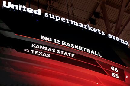 The United Supermarkets Arena crowd erupted when Texas' Jan. 18 score was flashed on the...