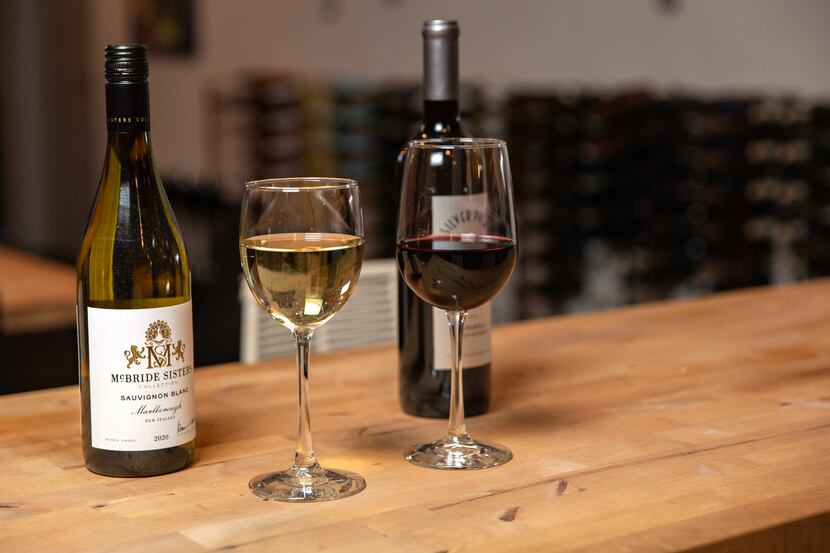 Wine is pictured in this file photo from Distinctive Vines Wine Lounge, a wine bar located...