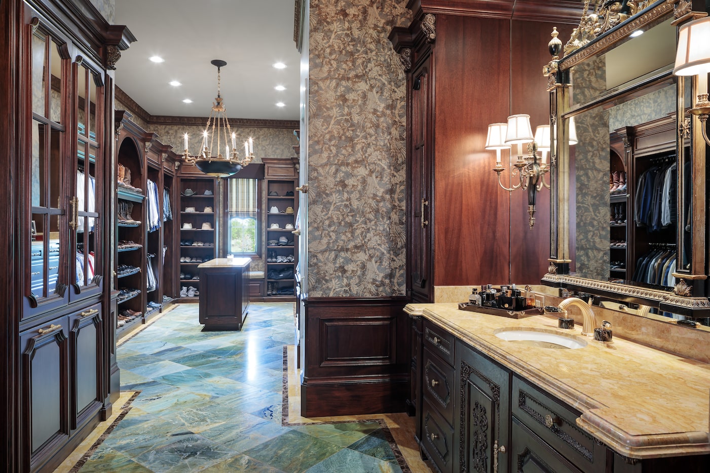 A look at the closet at 1201 Gray Branch Road in McKinney.