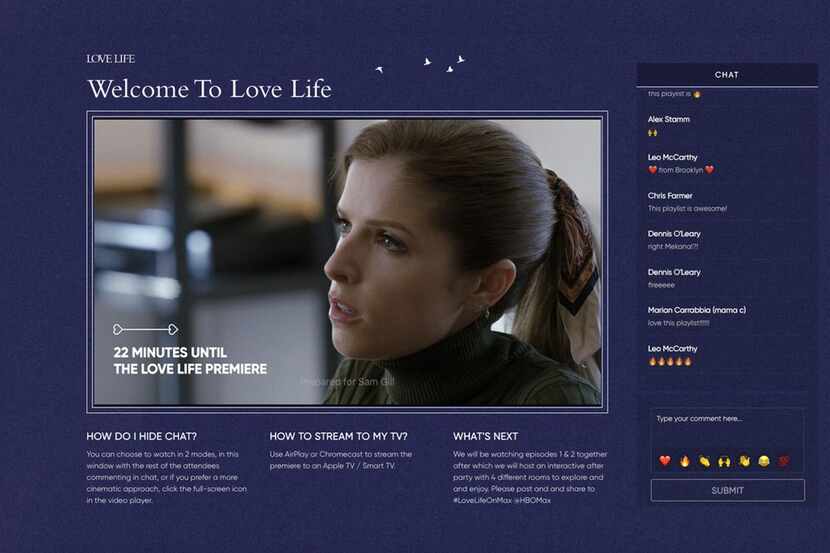 Una captura de pantalla de la serie 'Love Life' estelarizada por la actriz Anna Kendrick.