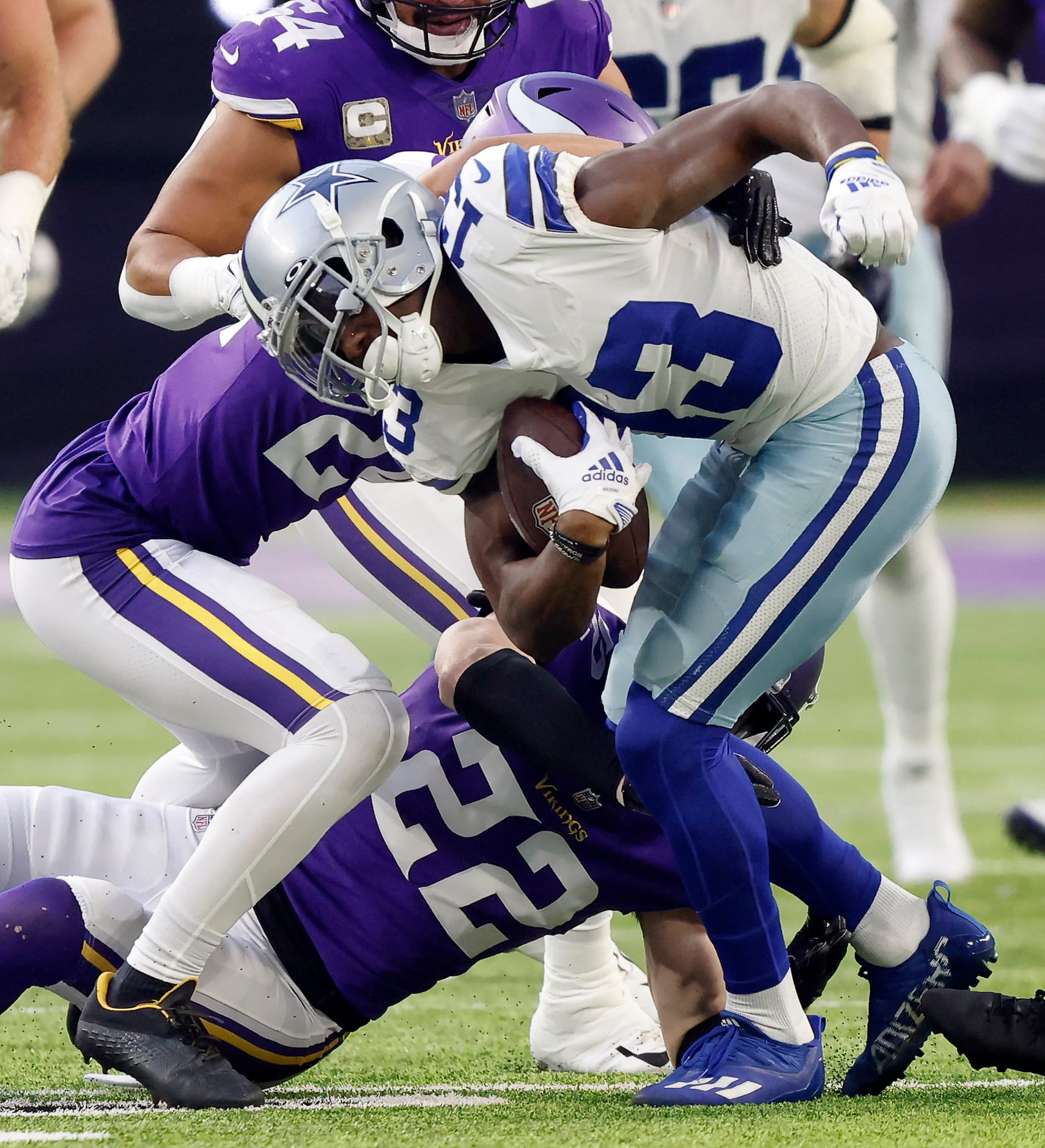 Michael Gallup Signed Dallas Cowboys "American Flag"