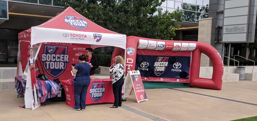 FC Dallas with a marketing presence at the ICC ticket event. (5-1-18)