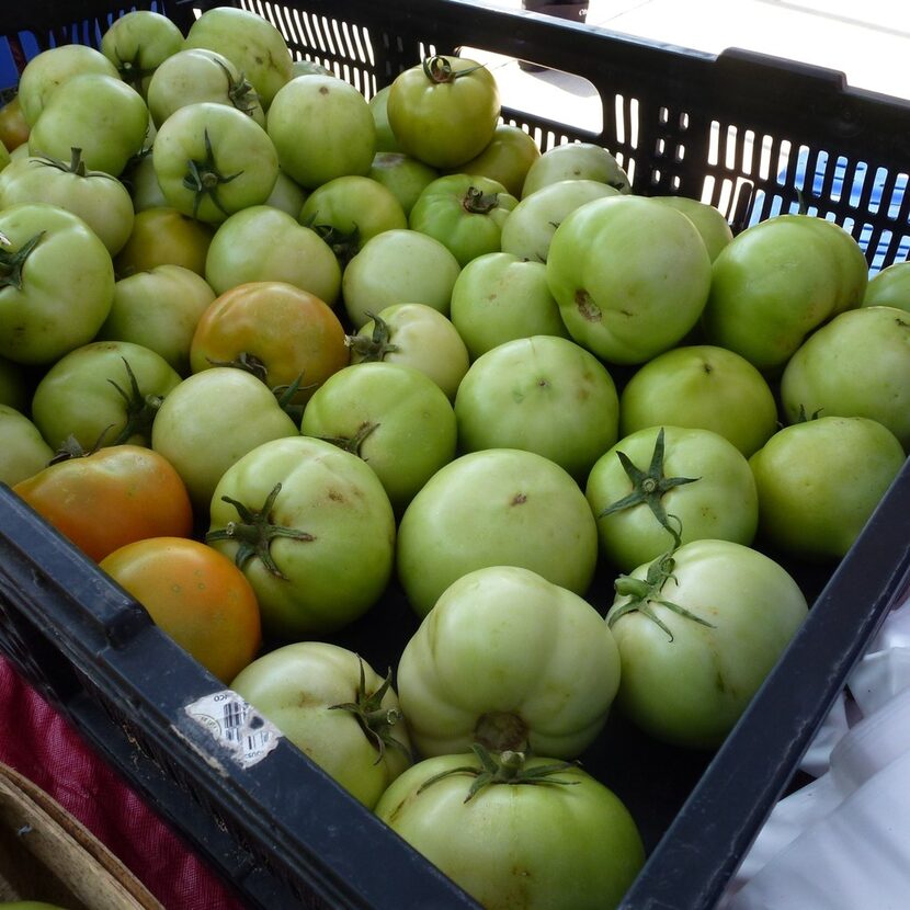 Demases Farm in Boyd brings in a small selection of its farm's harvest to St. Michael's...