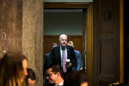 Sen. John McCain announced Friday that he would oppose the Graham-Cassidy bill. 