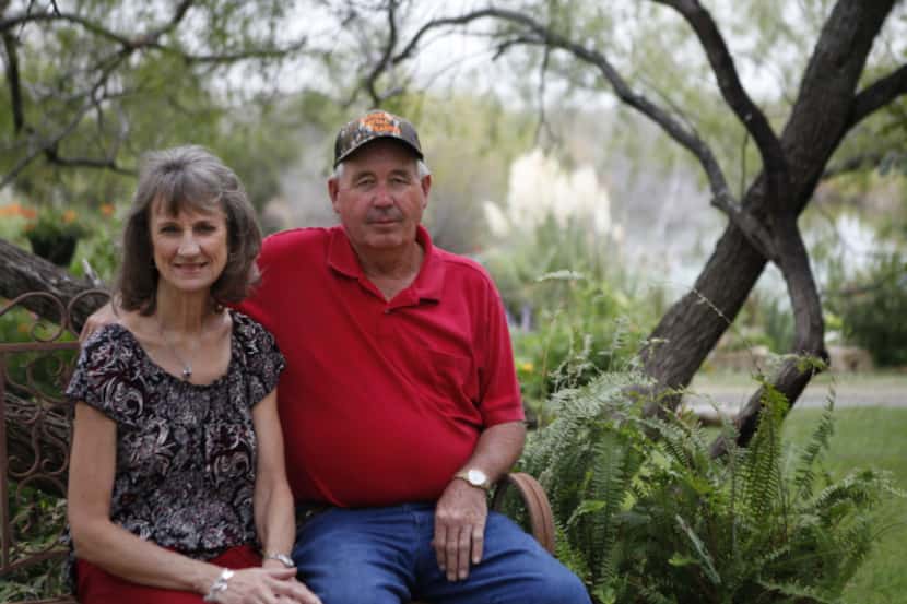 Ed and Suzanne Stegemoller of Ennis will be a stop on a garden tea tour in Ellis County,...