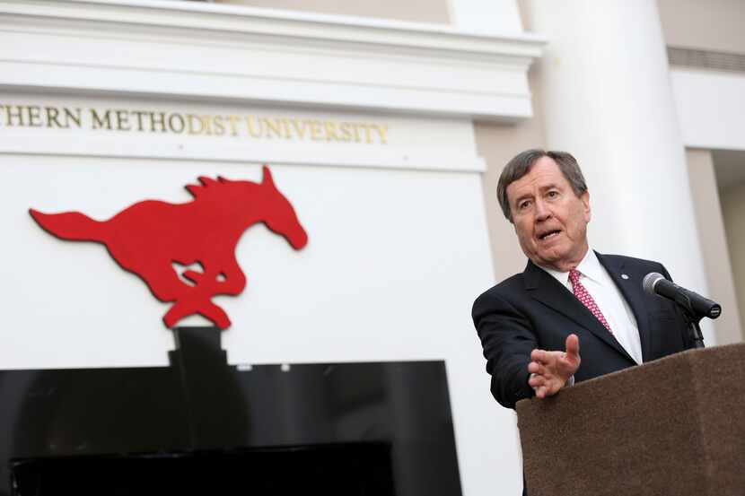 SMU president R. Gerald Turner spoke with The Dallas Morning News on Monday about women's...
