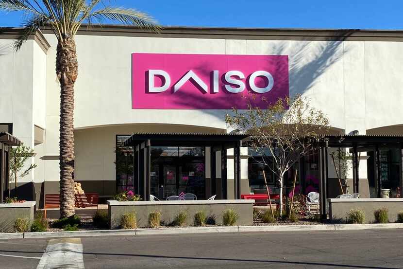 The exterior design of a Daiso store in Whitney Ranch, Nev. The Japanese retailer will have...