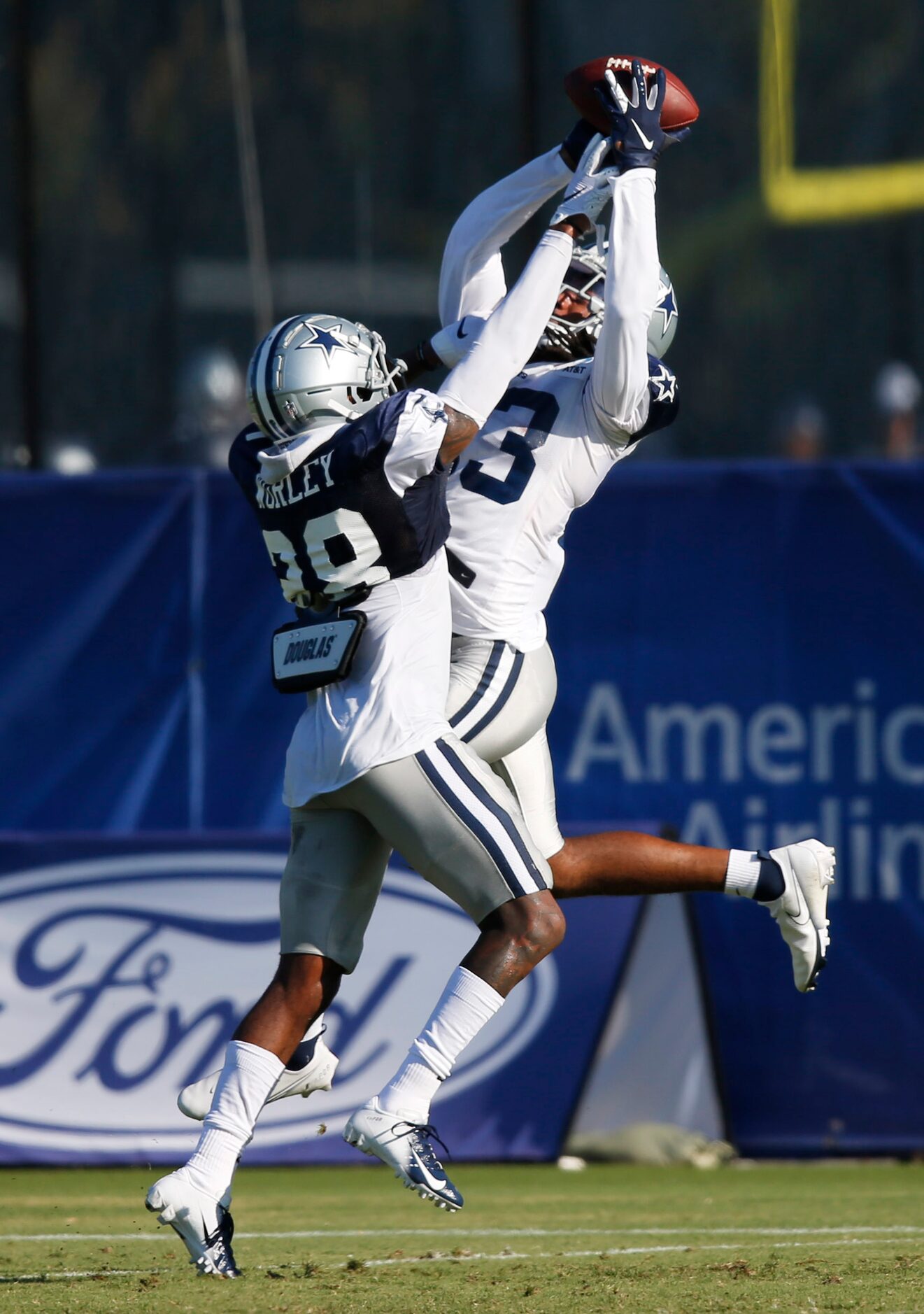 Dallas Cowboys wide receiver Ventell Bryant (83) catches a pass in front of Dallas Cowboys...