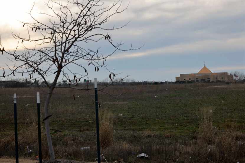 Friendship West Baptist Church is seen, Wednesday, Feb. 7, 2024, in Dallas.  Foreground is a...