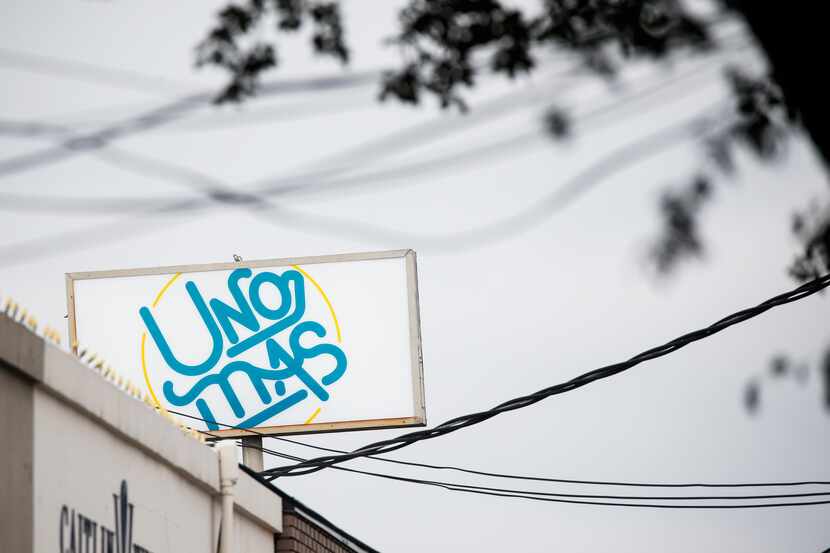 Uno Mas, a Tex-Mex restaurant, already has its sign up. It's located near Henderson Avenue...
