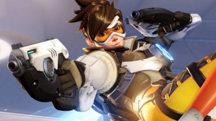 Tracer, un personaje del videojuego “Overwatch”.