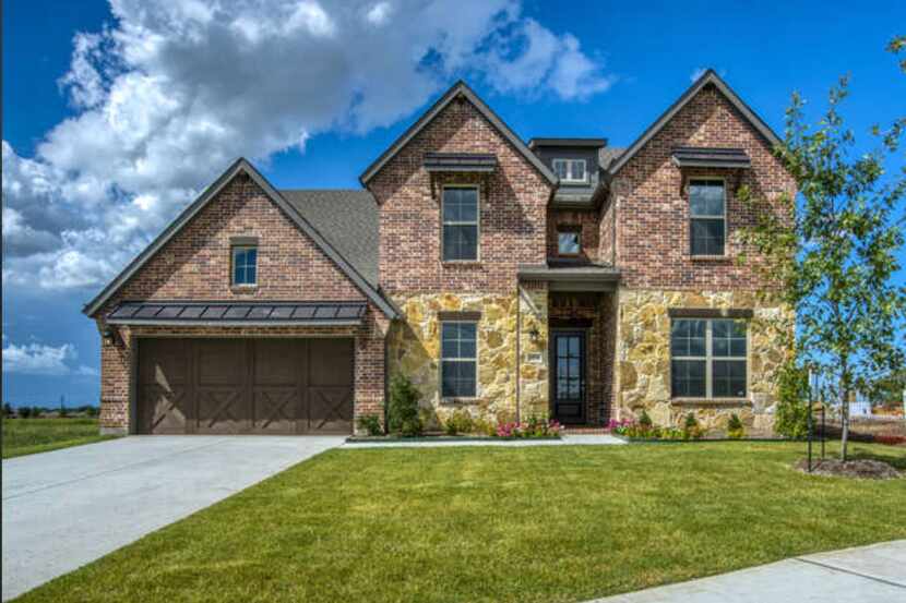 One of New Synergy Homes' new houses in Frisco.