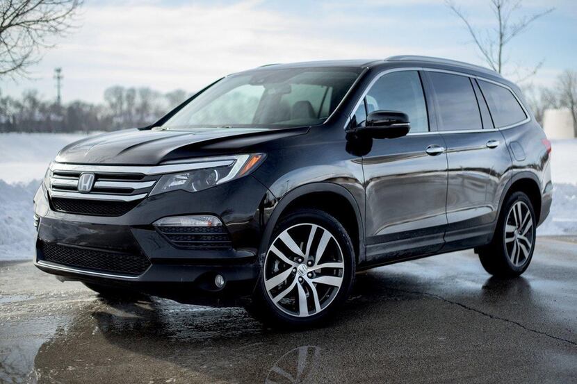 
The 2016 Honda Pilot made U.S. News’ list of best family cars in the three-row SUV category.
