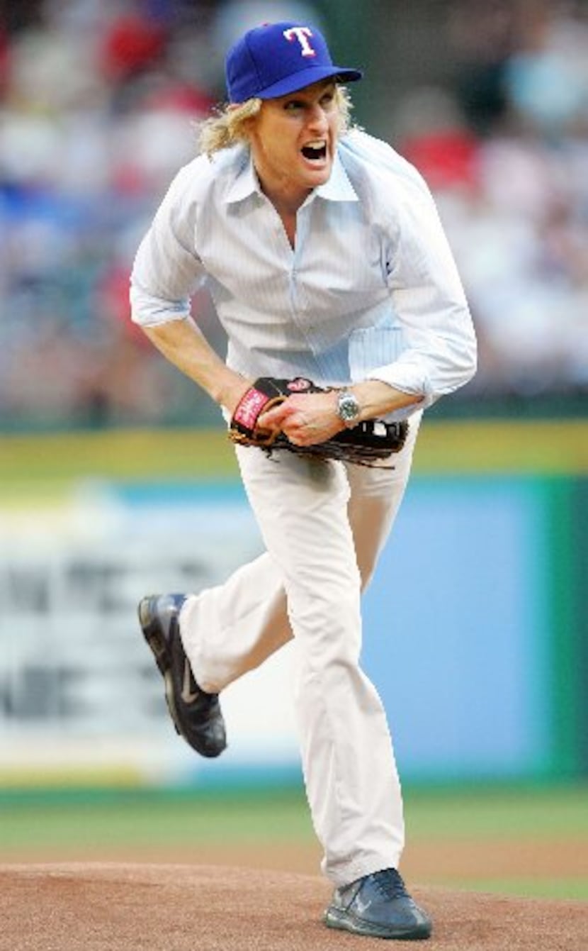 Alright, alright, alright: Actors, athletes, presidents among Rangers'  first-pitch celebrities