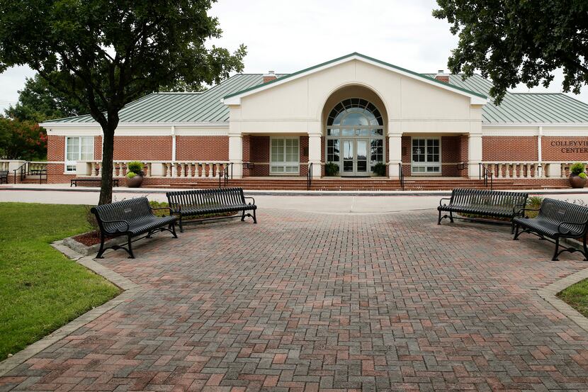 An exterior view of the Colleyville Center, a public multipurpose event center in...