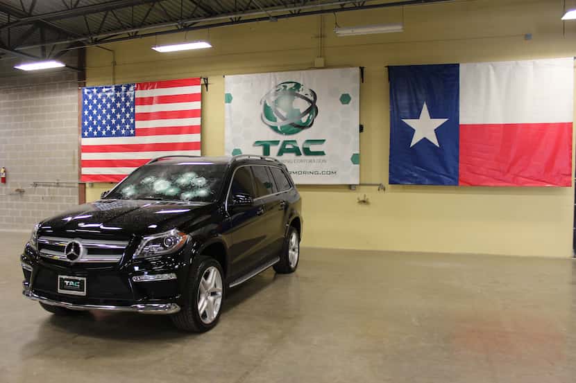 A Texas company that makes armored passenger vehicles posted a video to YouTube in 2014 that...