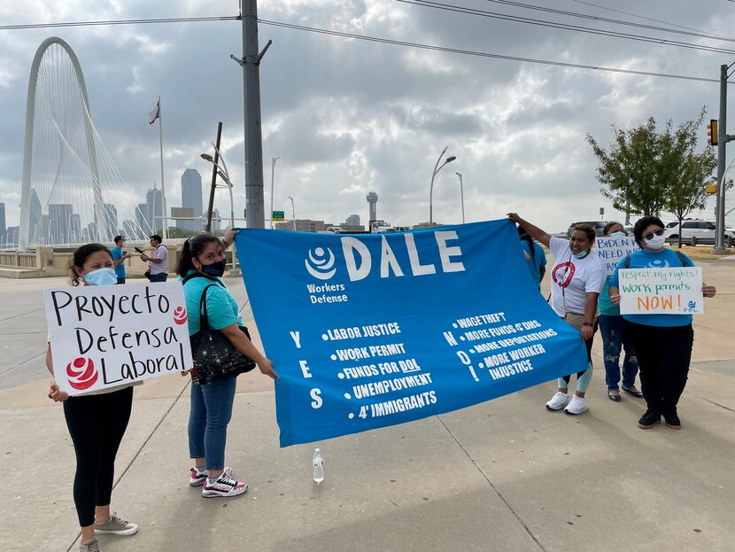 La protesta fue para exigir que se apruebe la Acción Diferida para el Cumplimiento de la...