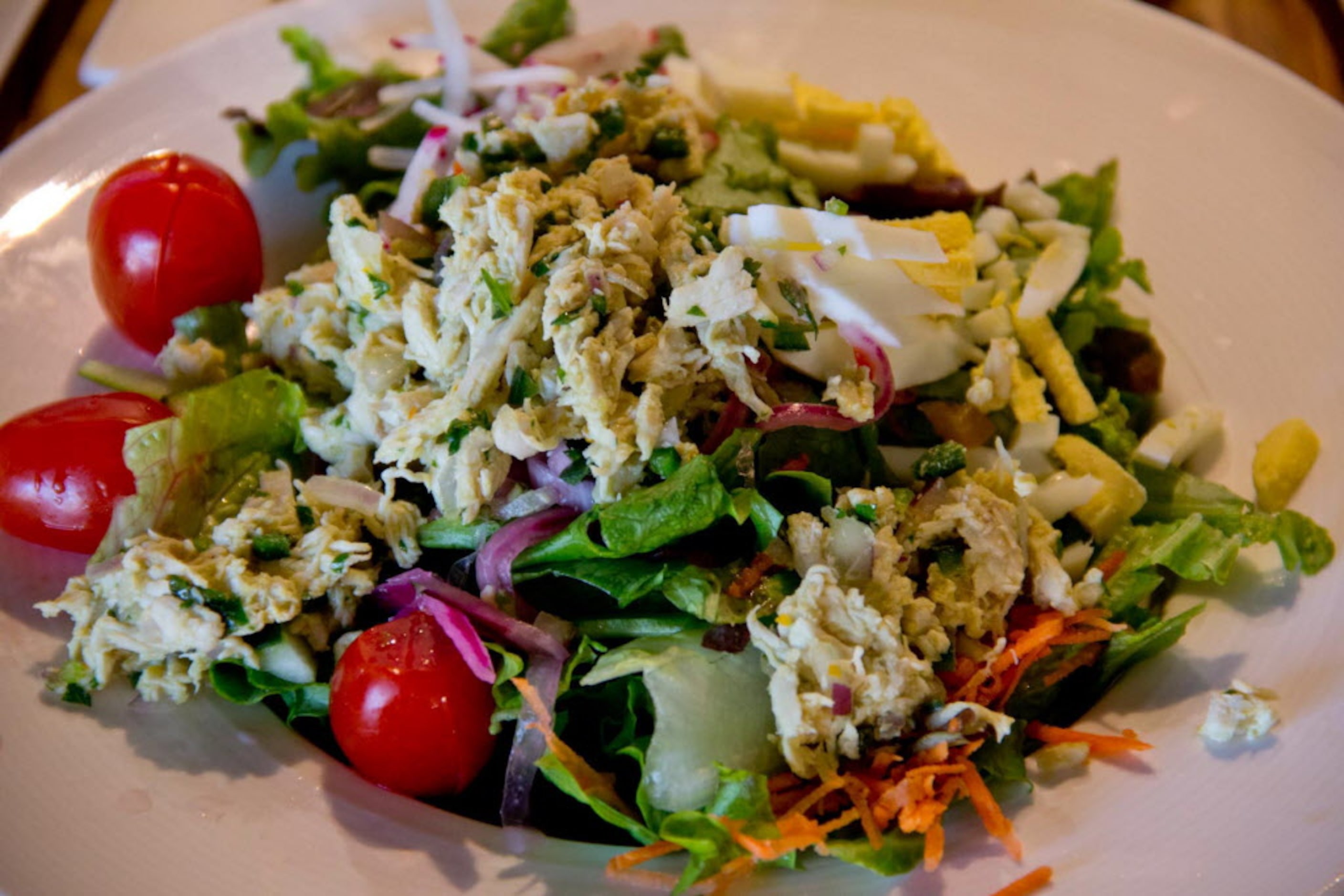 Talon chicken salad is just one of the South American influenced items on Nazca Kitchen's...